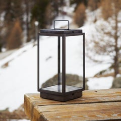 BLAKES TABLE LAMP - 2700K in sateen brass ribbed glass