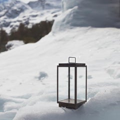 LAMPADA DA TAVOLO BLAKES - 3000K in ottone vintage con vetro a coste