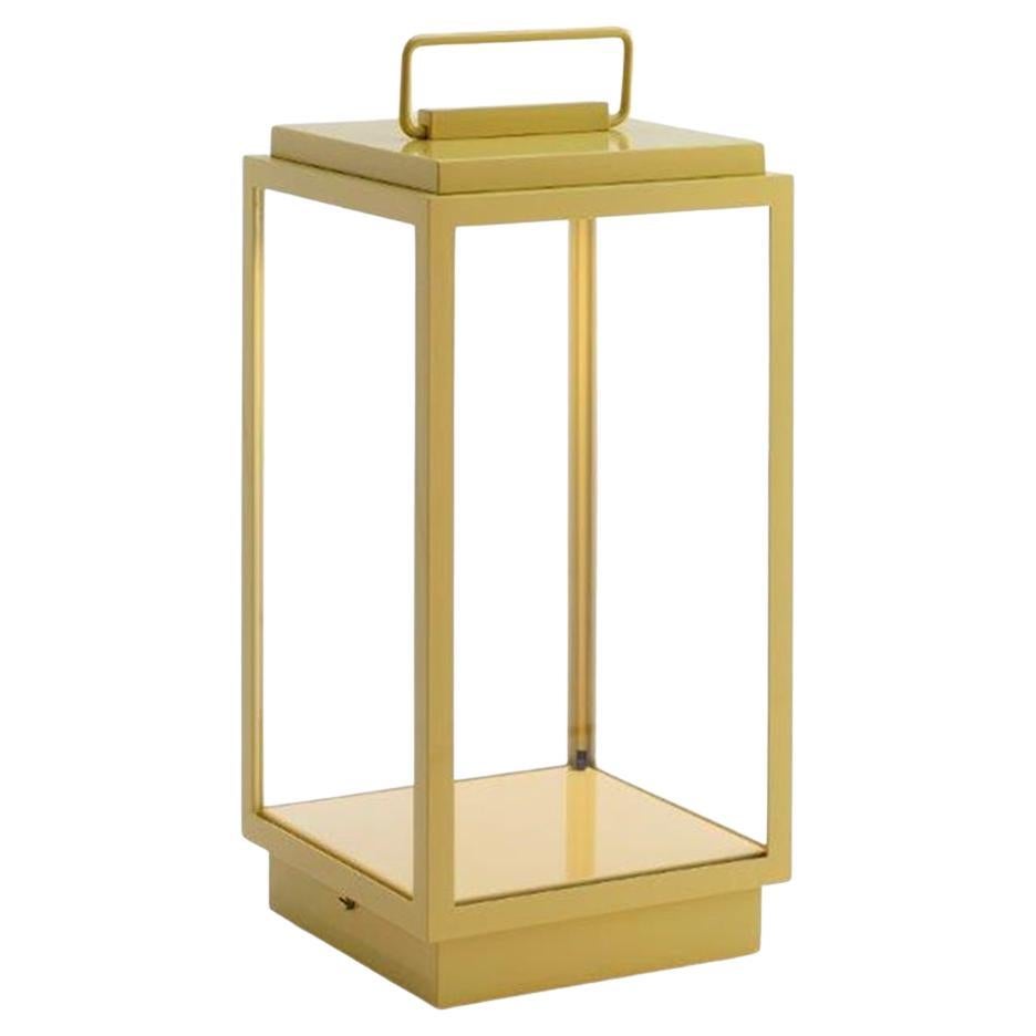 BLAKES TABLE LAMP - 3000K lacquered Bottle Green ribbed glass