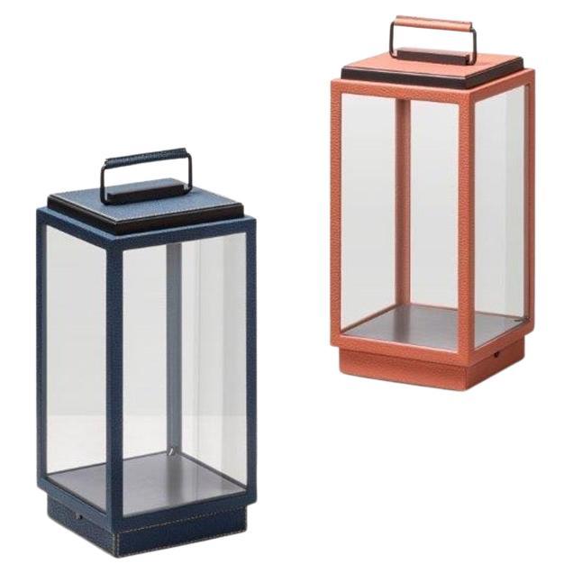 BLAKES TABLE LAMP - ULTRA MARINE / GOLD - 3000K - dark bronze clear glass