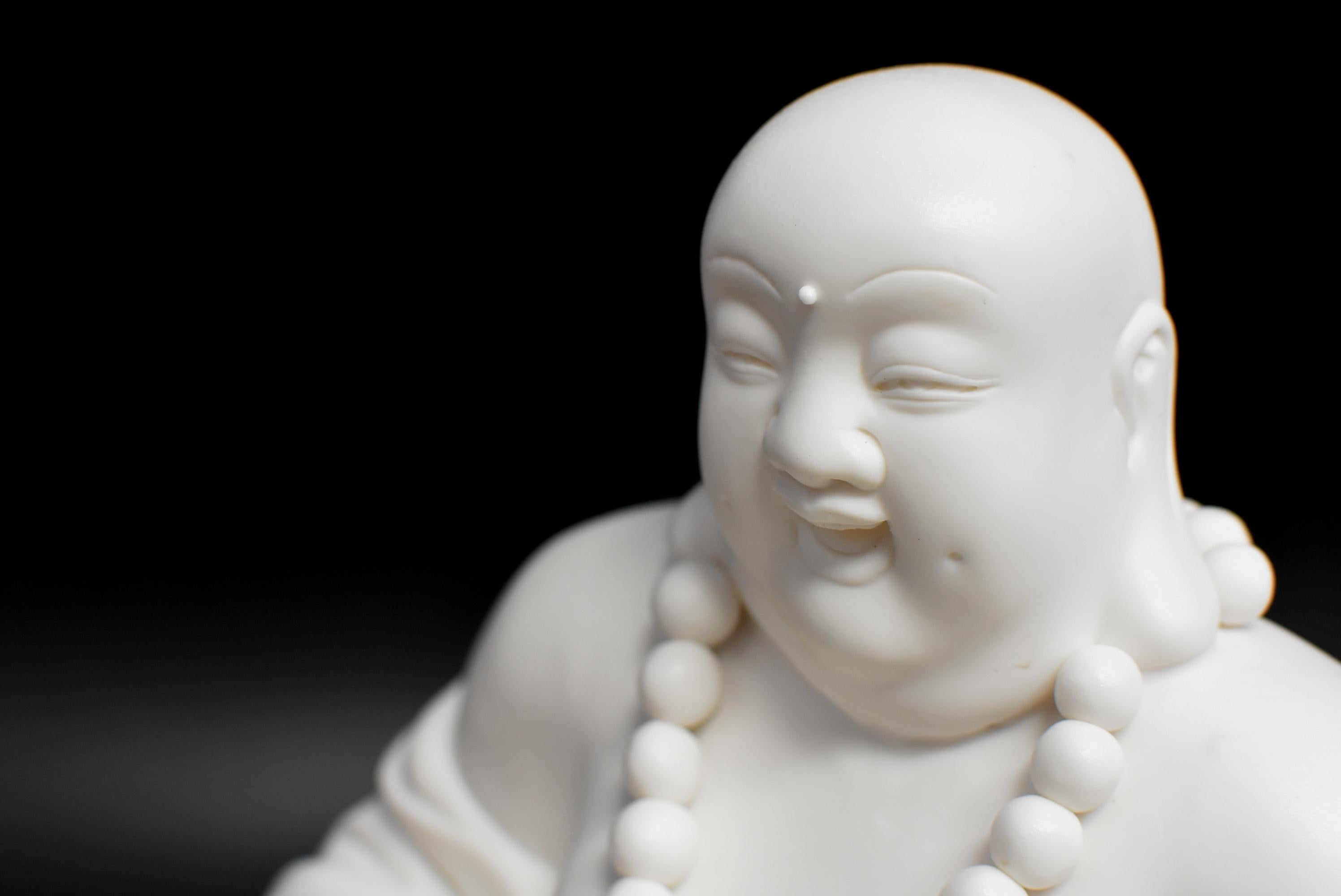 Blanc De Chine De Hua Porcelain Happy Buddha 8