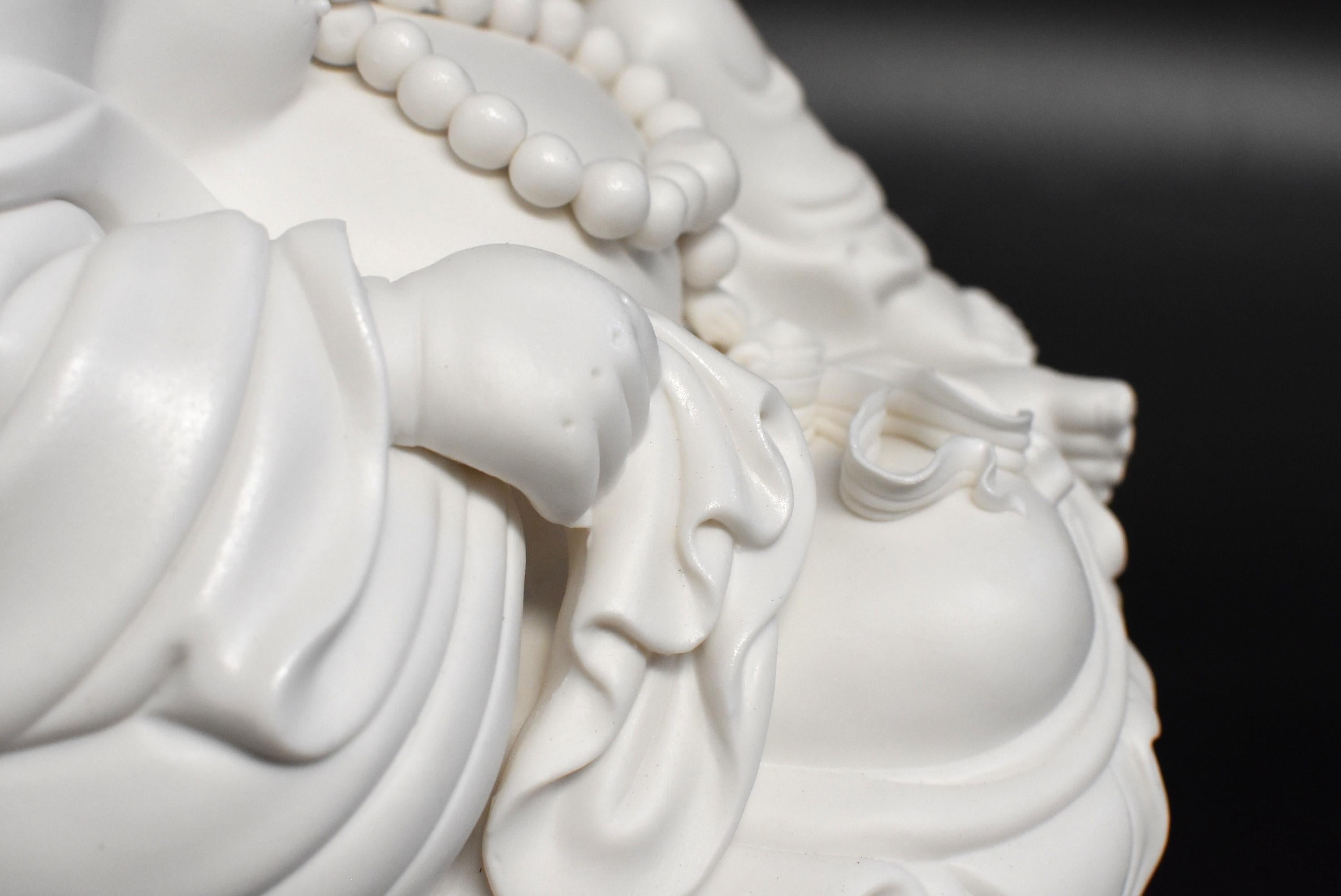 Blanc De Chine De Hua Porcelain Happy Buddha 11