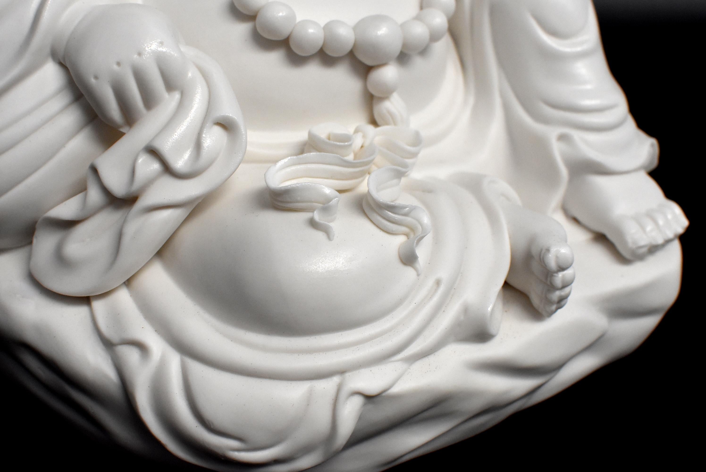 Blanc De Chine De Hua Porcelain Happy Buddha 3