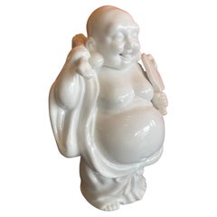 Blanc de Chine "Happy Buddha" Sculpture