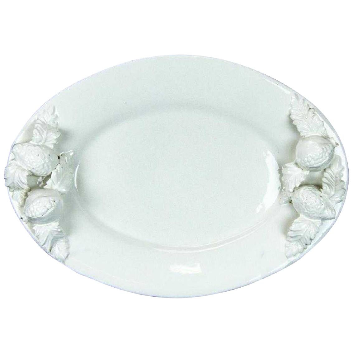 Blanc de Chine Italian Glazed Serving Platter