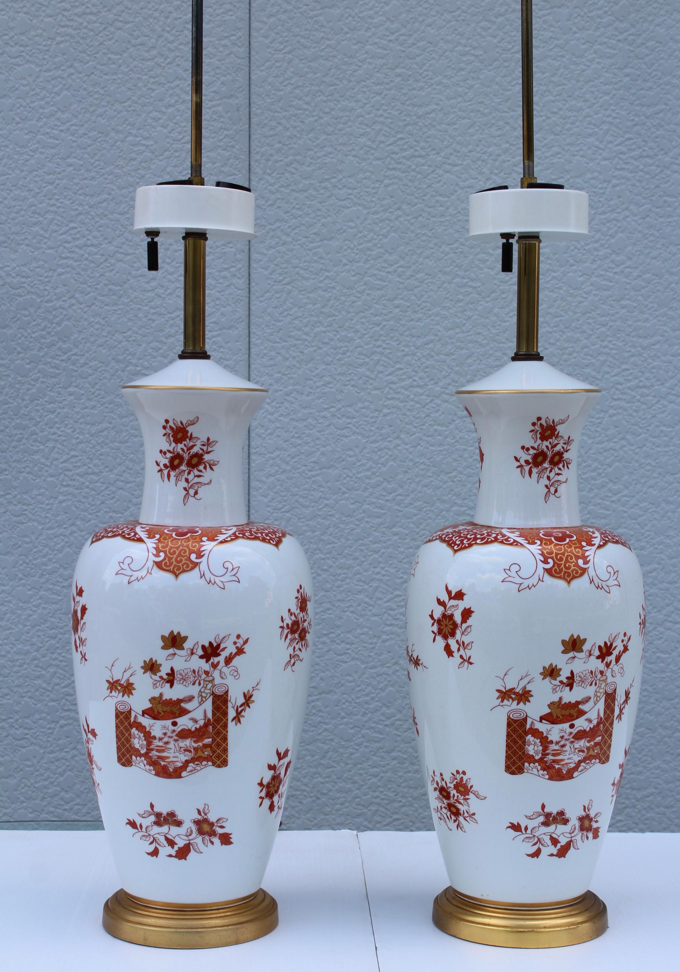 Chinese Blanc De Chine Large Table Lamps For Sale