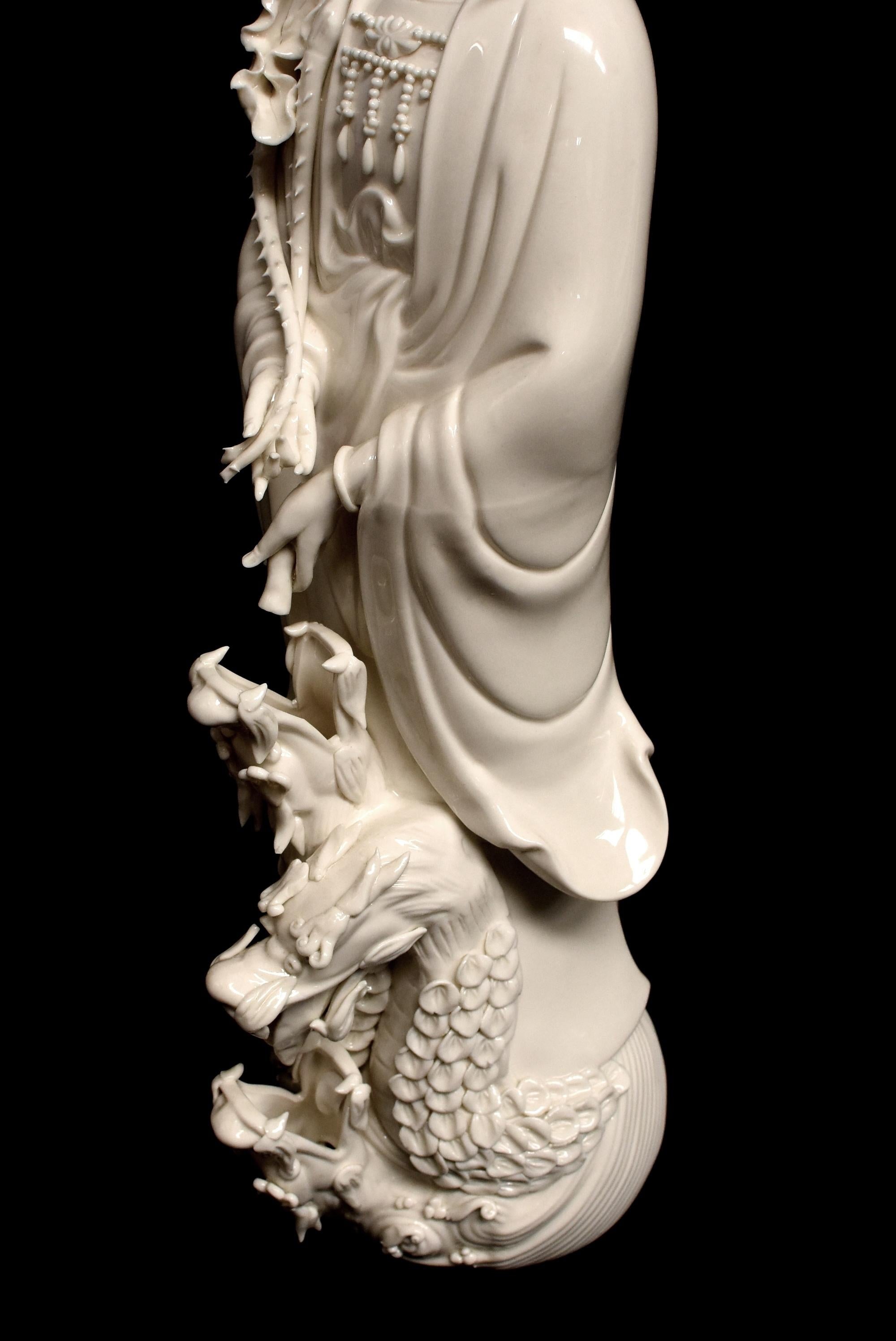 Blanc De Chine Porcelain Guan Yin Water Fountain 3