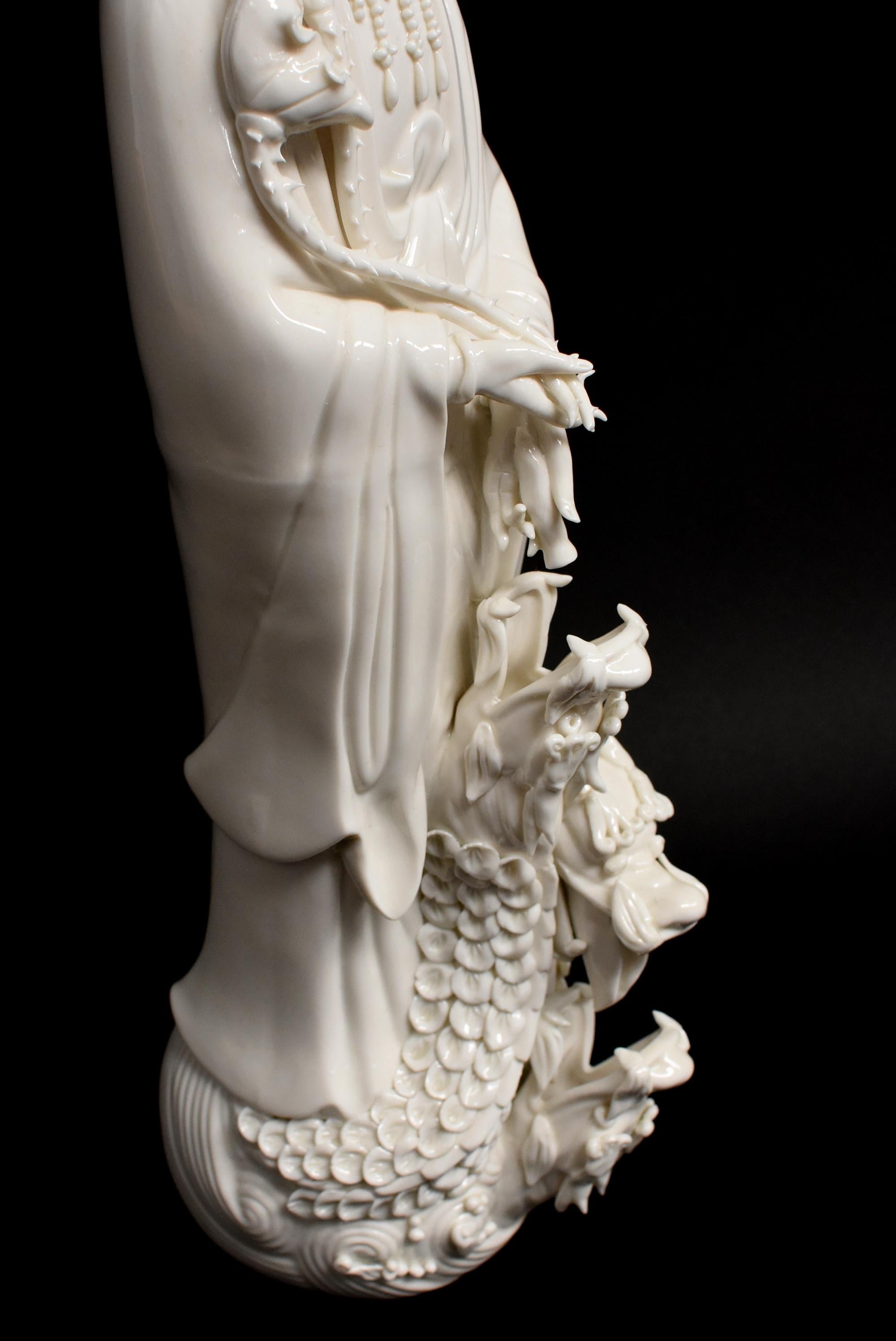Blanc De Chine Porcelain Guan Yin Water Fountain 5