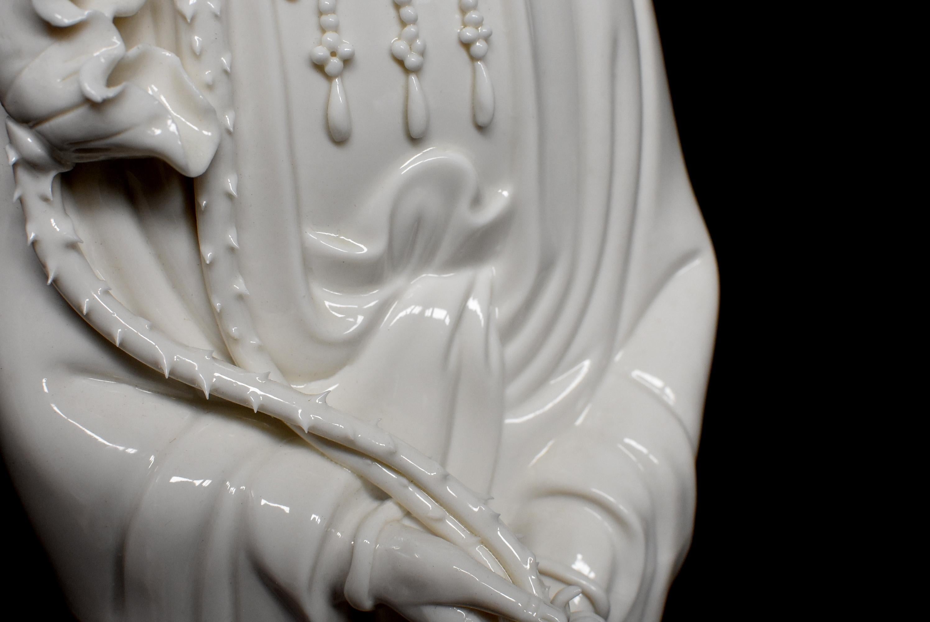Blanc De Chine Porcelain Guan Yin Water Fountain 7