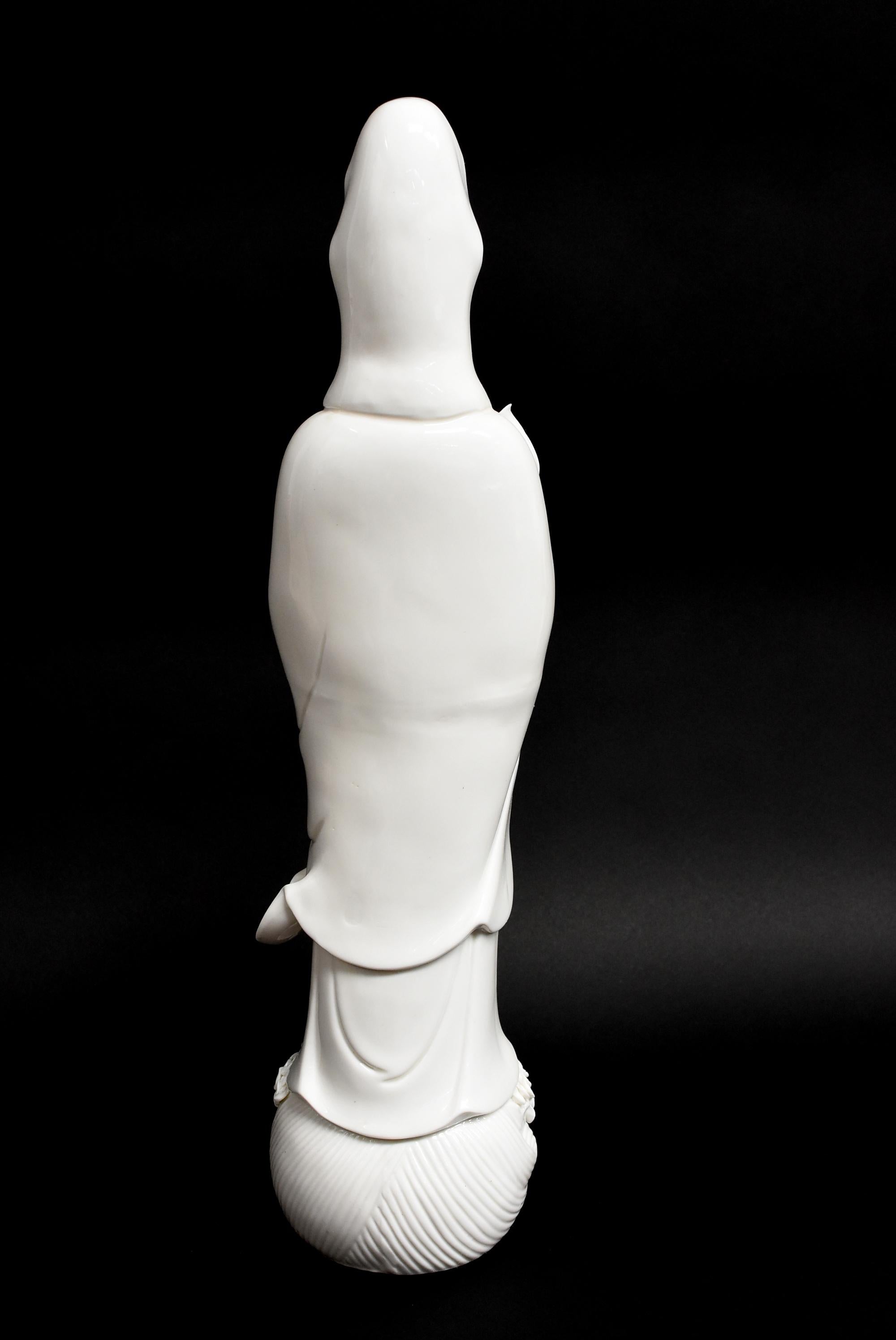 Blanc De Chine Porcelain Guan Yin Water Fountain 9