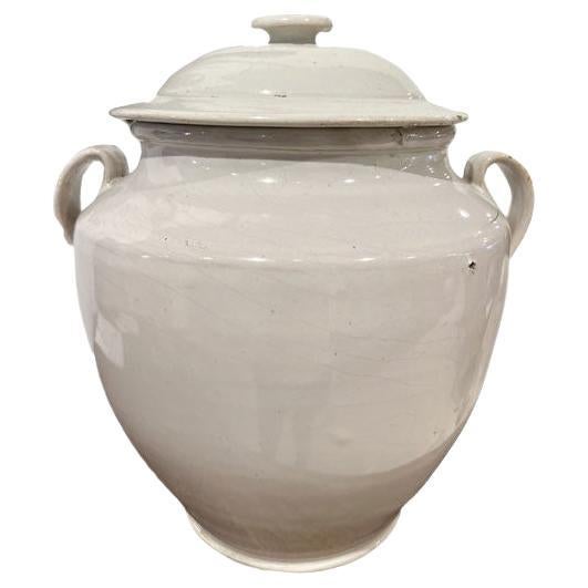 Blanc Pot with Lid (Two Available)