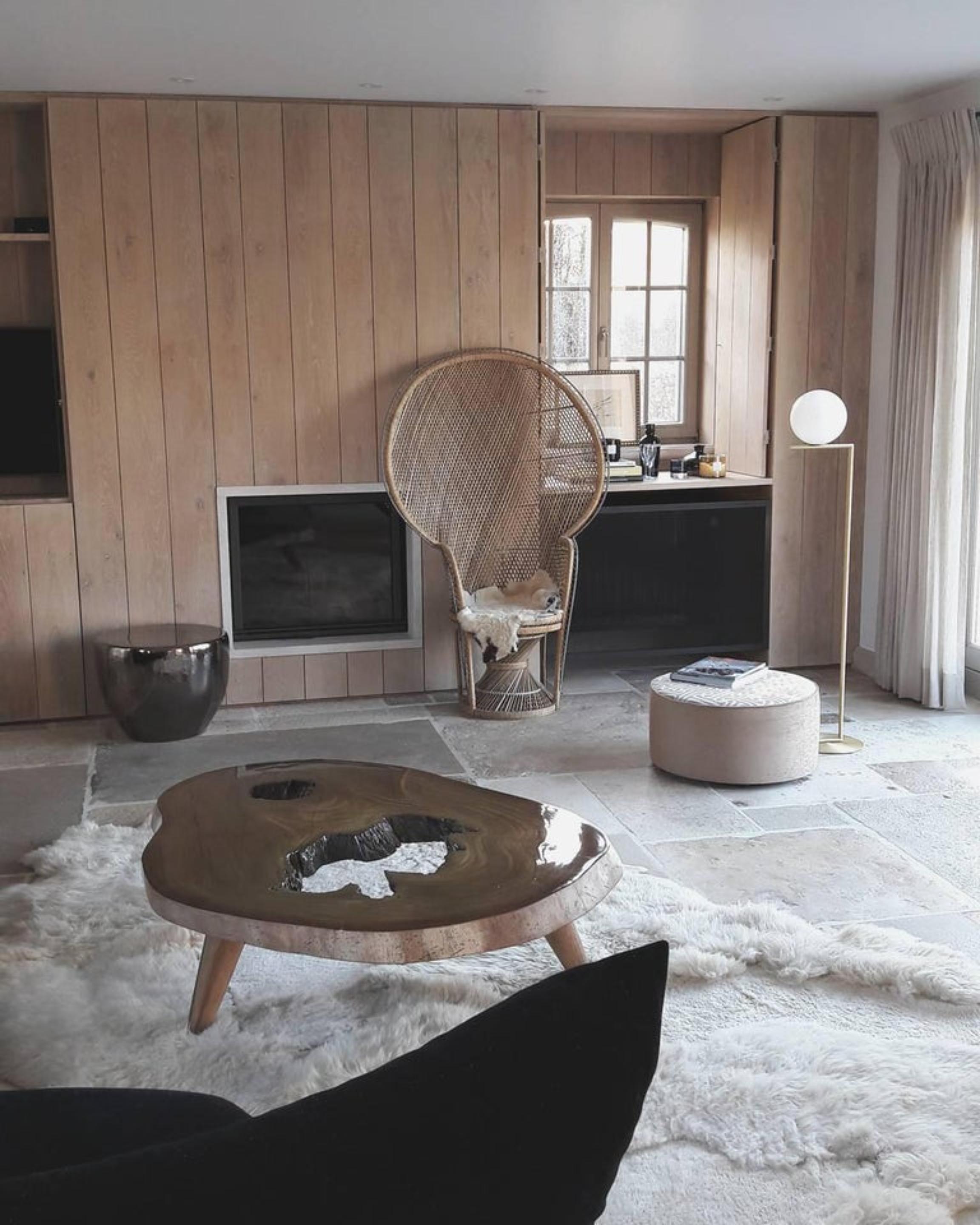 Post-Modern Blanc Sable Ecru Corca Rug by Carine Boxy