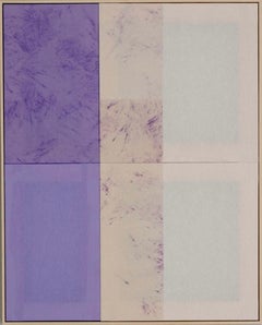 Abstract Artwork Violet Neutral Textured Abstract Composition by Blanca Nieto