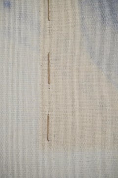Contemporary Minimalist Abstract Painting in Soft Neutral Tones by Blanca Nieto