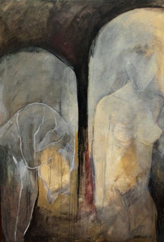Entre la luz y la penumbra - Óleo sobre tela - 1987