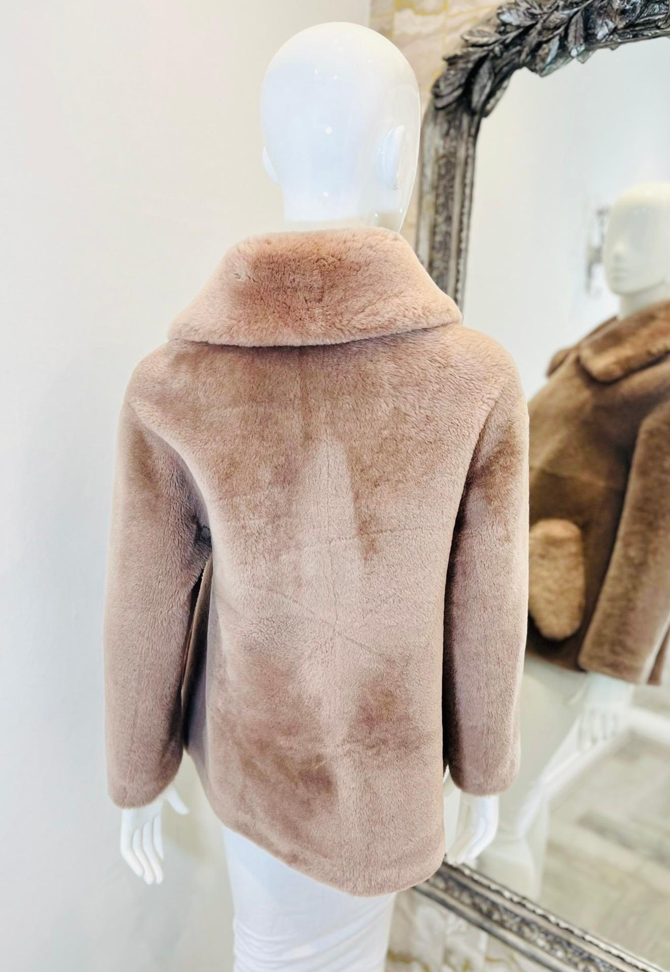 Women's Blancha Sheepskin Teddy Coat For Sale