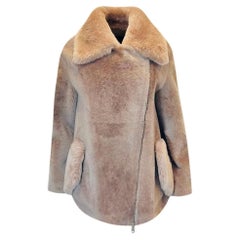 Used Blancha Sheepskin Teddy Coat