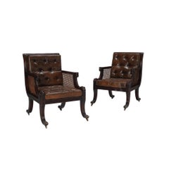 Blanchard Bergere Klismos Library Chair