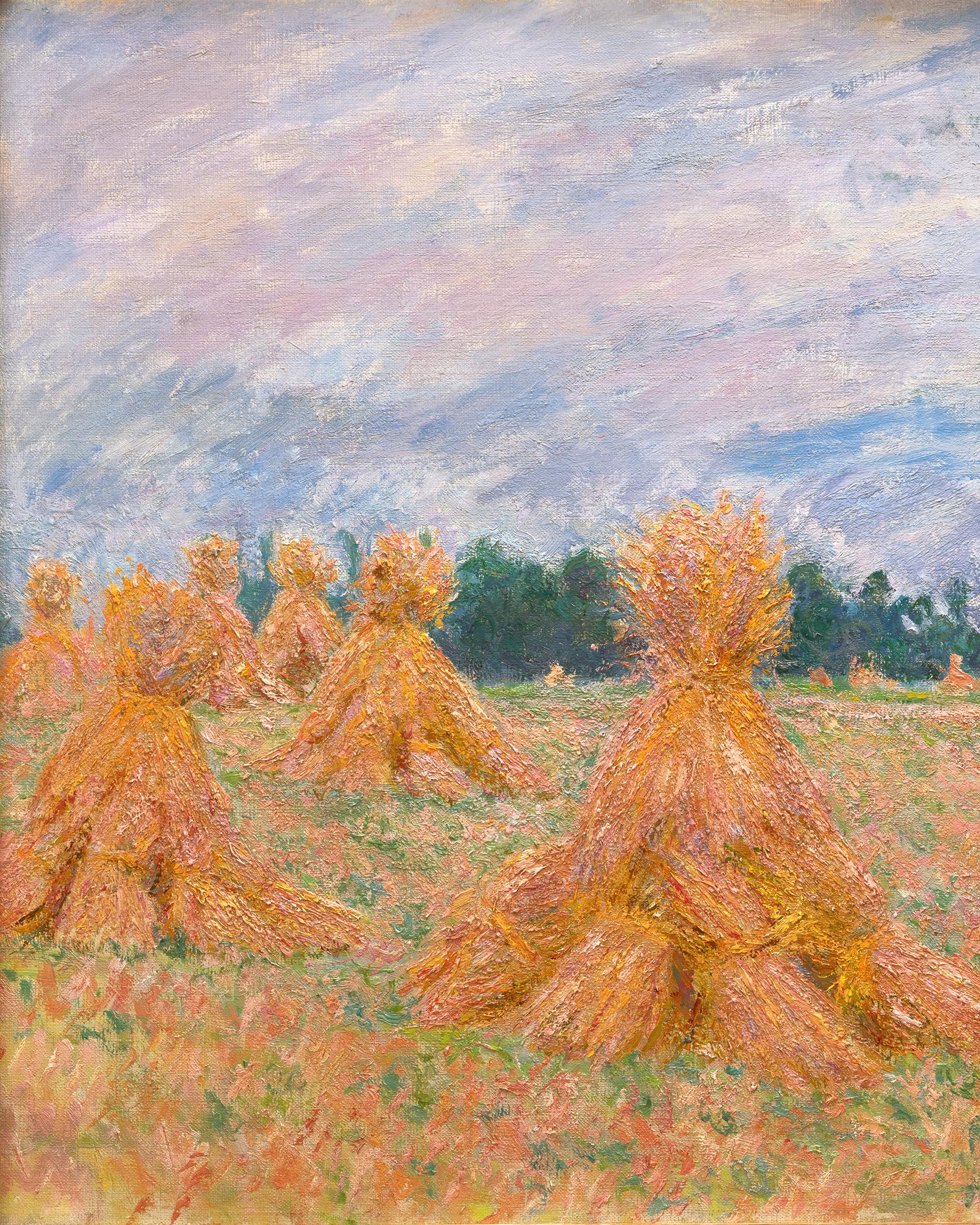 La Moisson - Impressionist Painting by Blanche Hoschedé-Monet