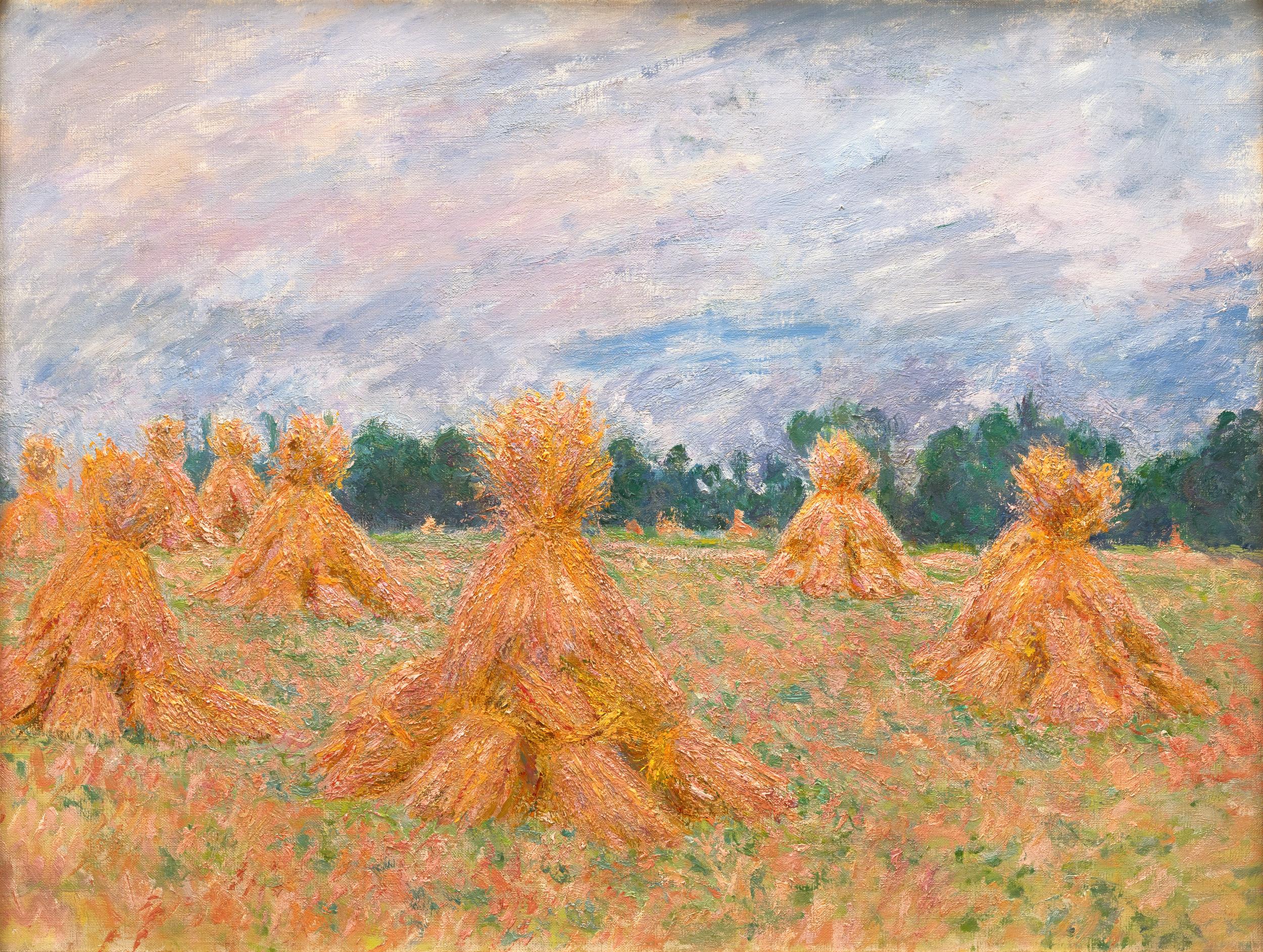 Blanche Hoschedé-Monet Landscape Painting - La Moisson