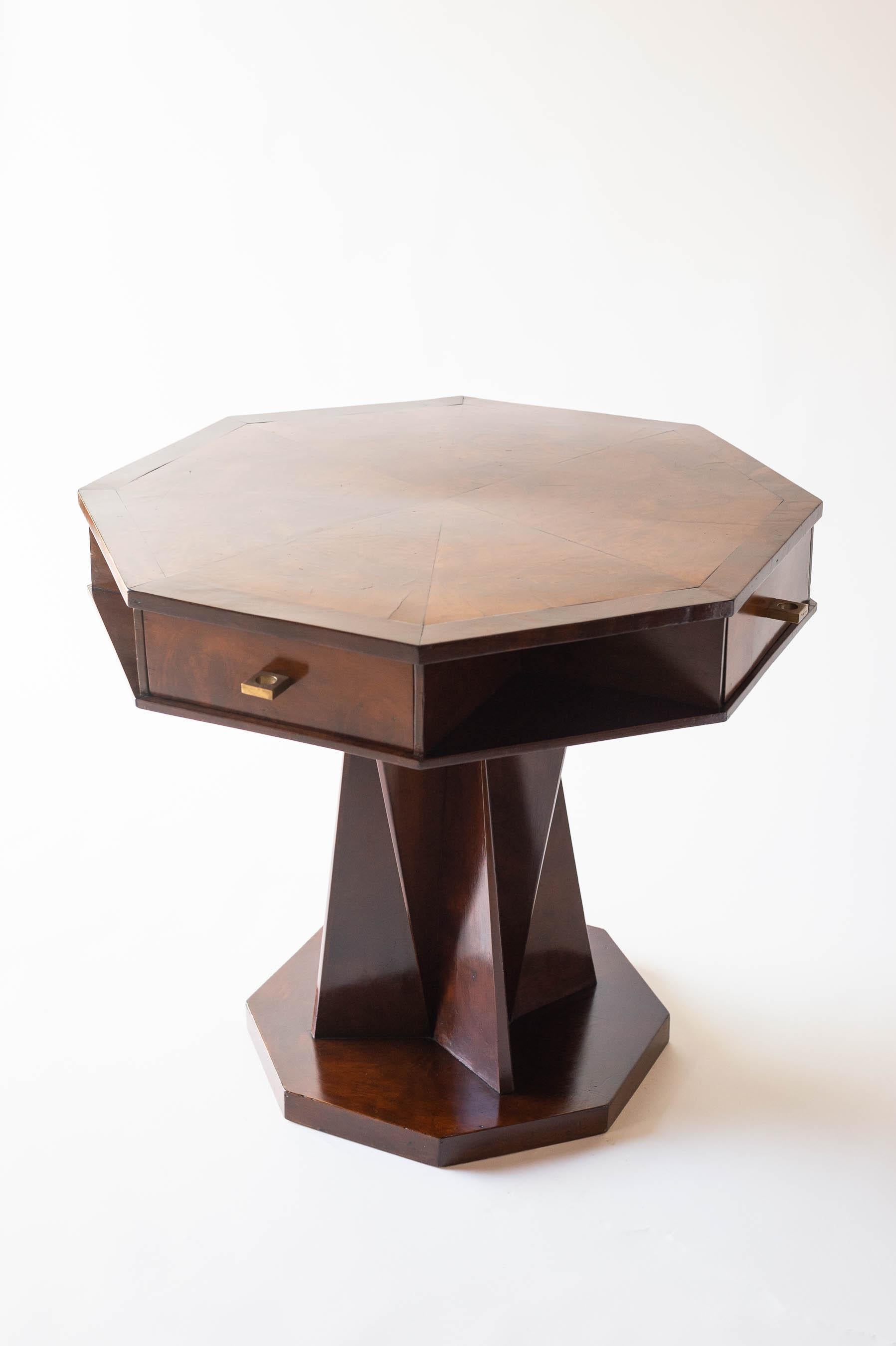 Blanche Klotz, Guéridon cubiste, vers 1926 Bon état à Los Angeles, CA