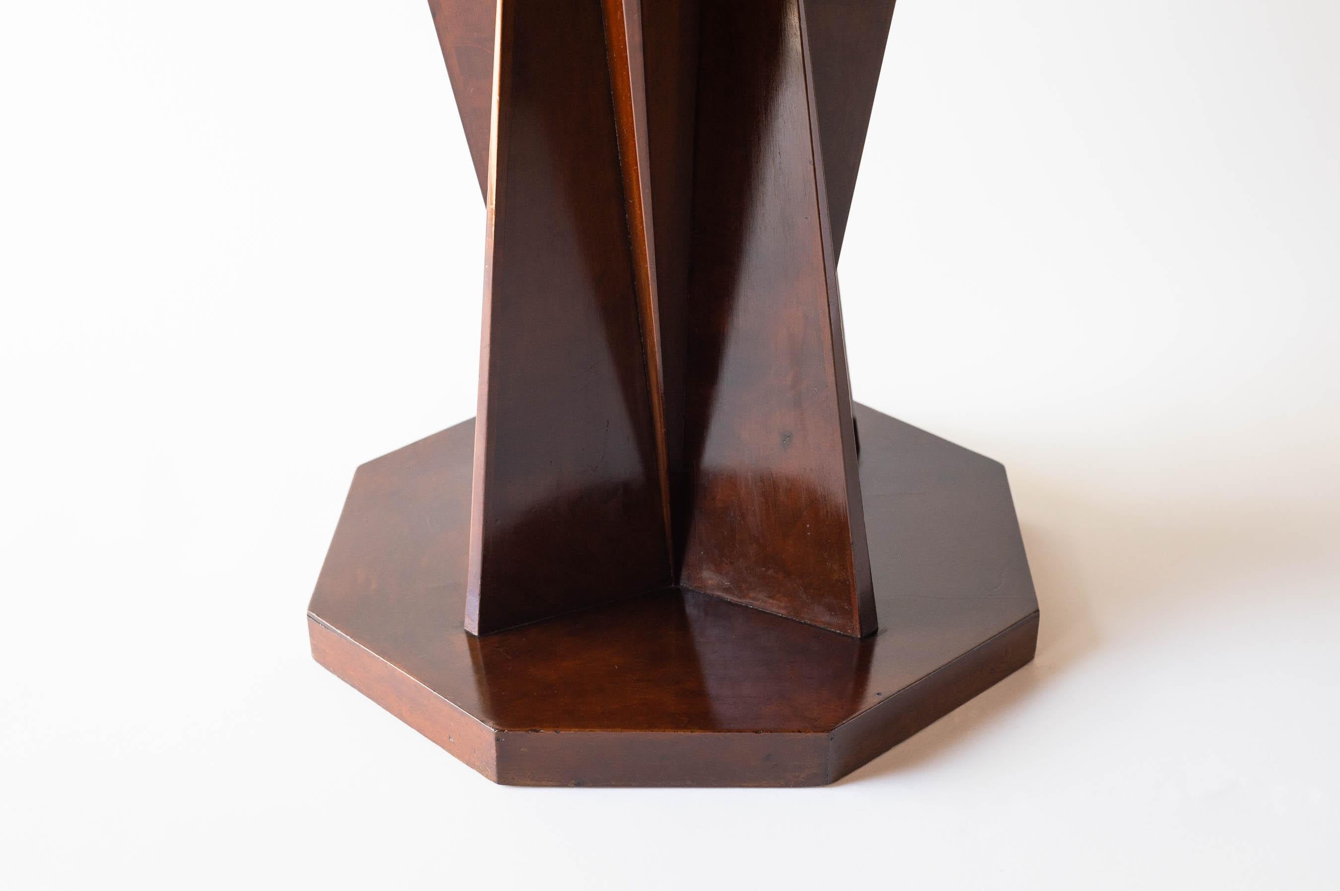 Début du 20ème siècle Blanche Klotz, Guéridon cubiste, vers 1926