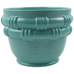 Blue Planters and Jardinieres