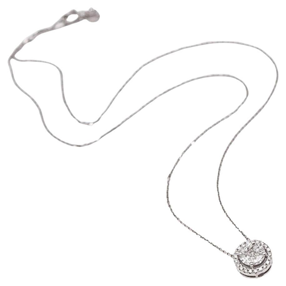 Collana BLANCHE in oro bianco e diamanti
