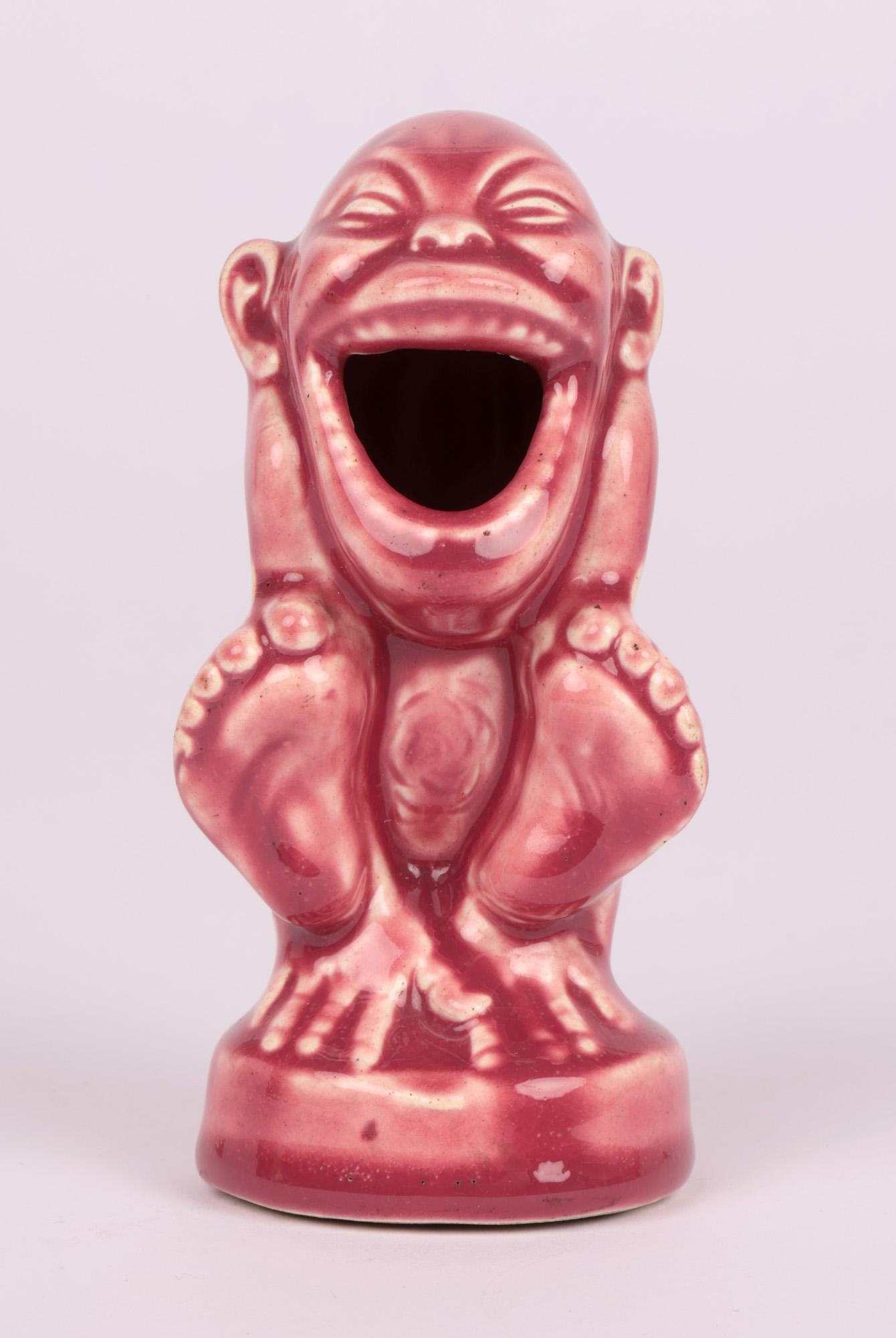 Blanche Vulliamy Attributed Grotesque Pottery Match Holder 3