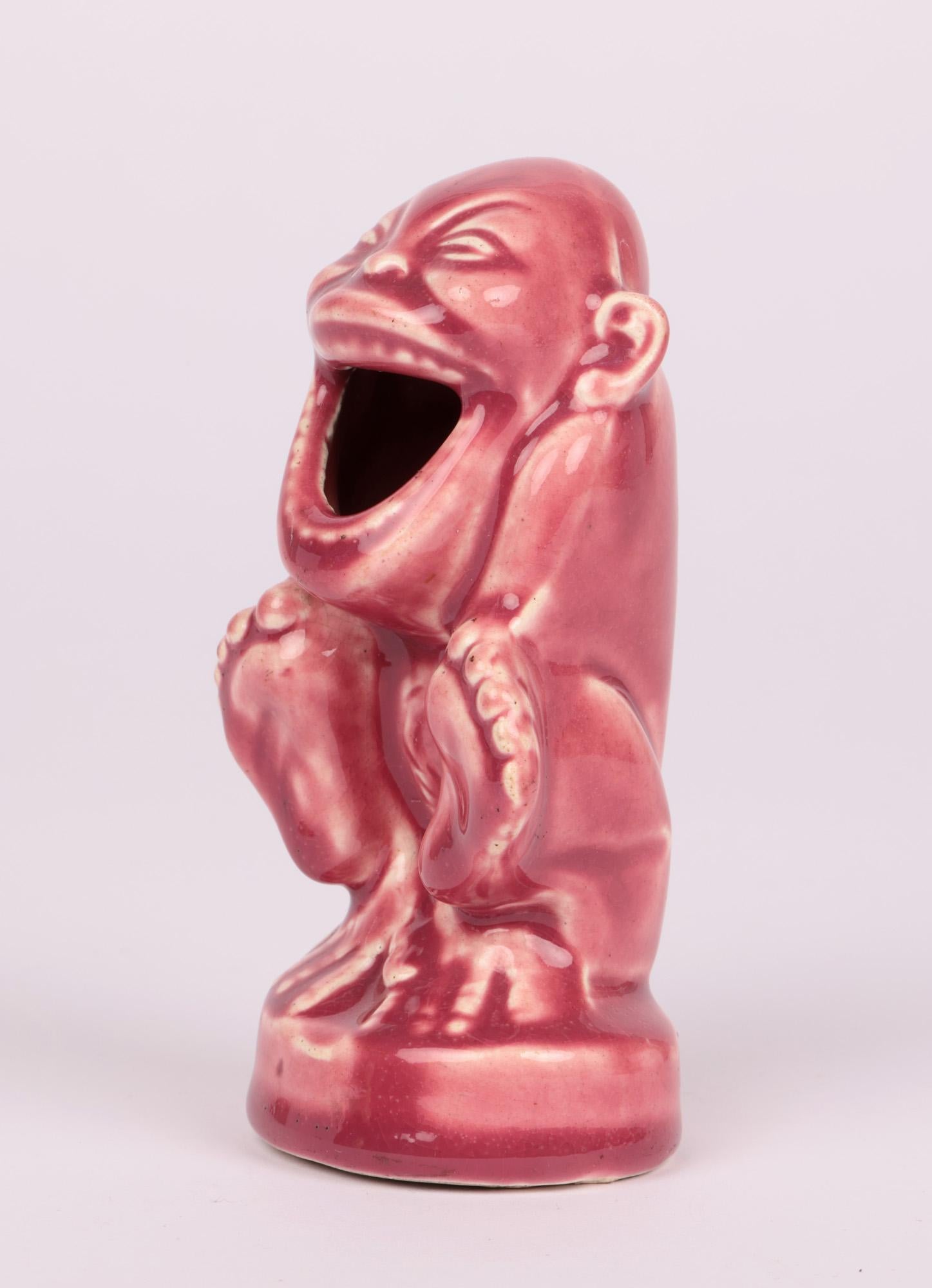 Blanche Vulliamy Attributed Grotesque Pottery Match Holder 7