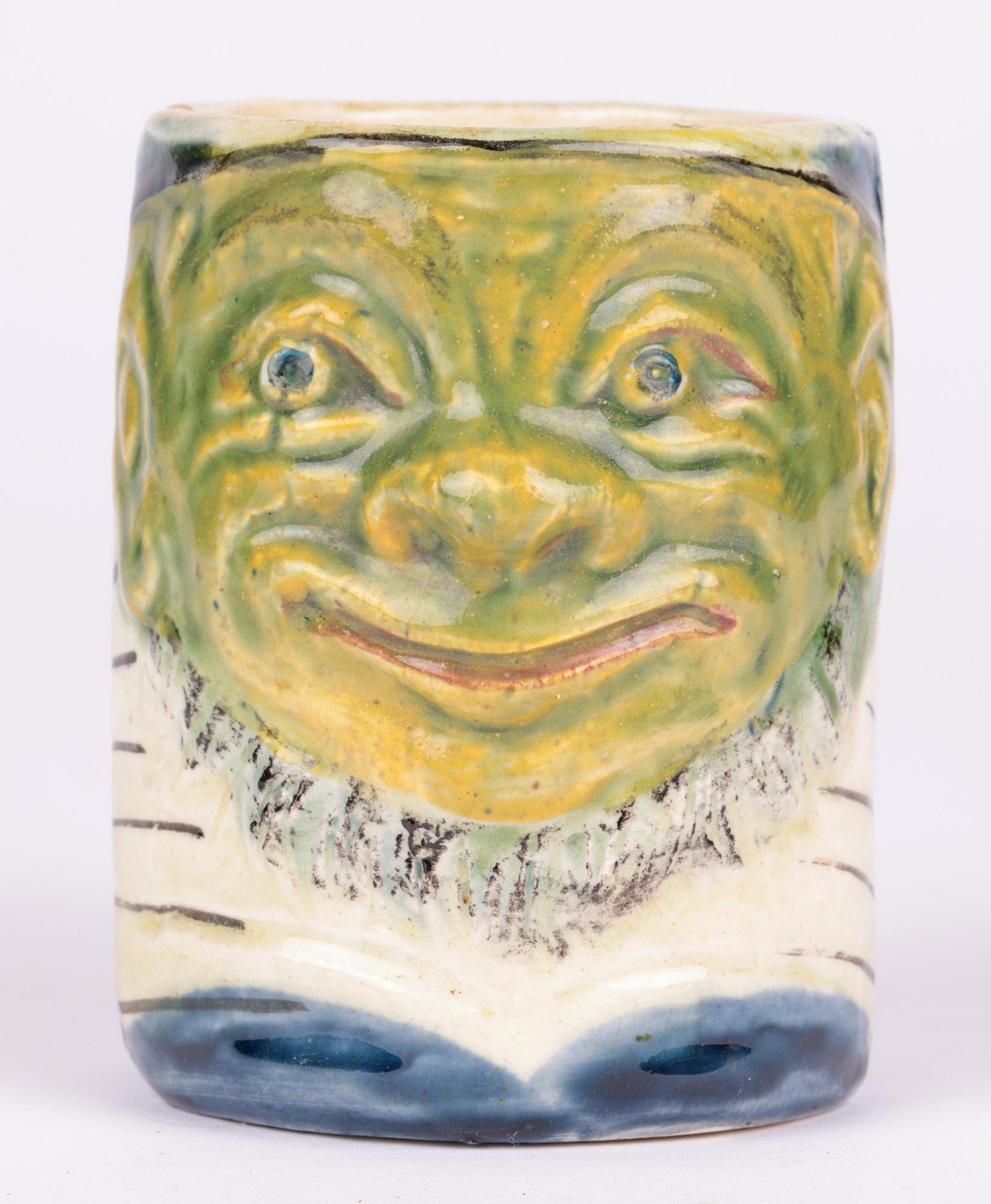 Blanche Vulliamy Boer War Paul Kruger Grotesque Pottery Mug Dated 1900 7