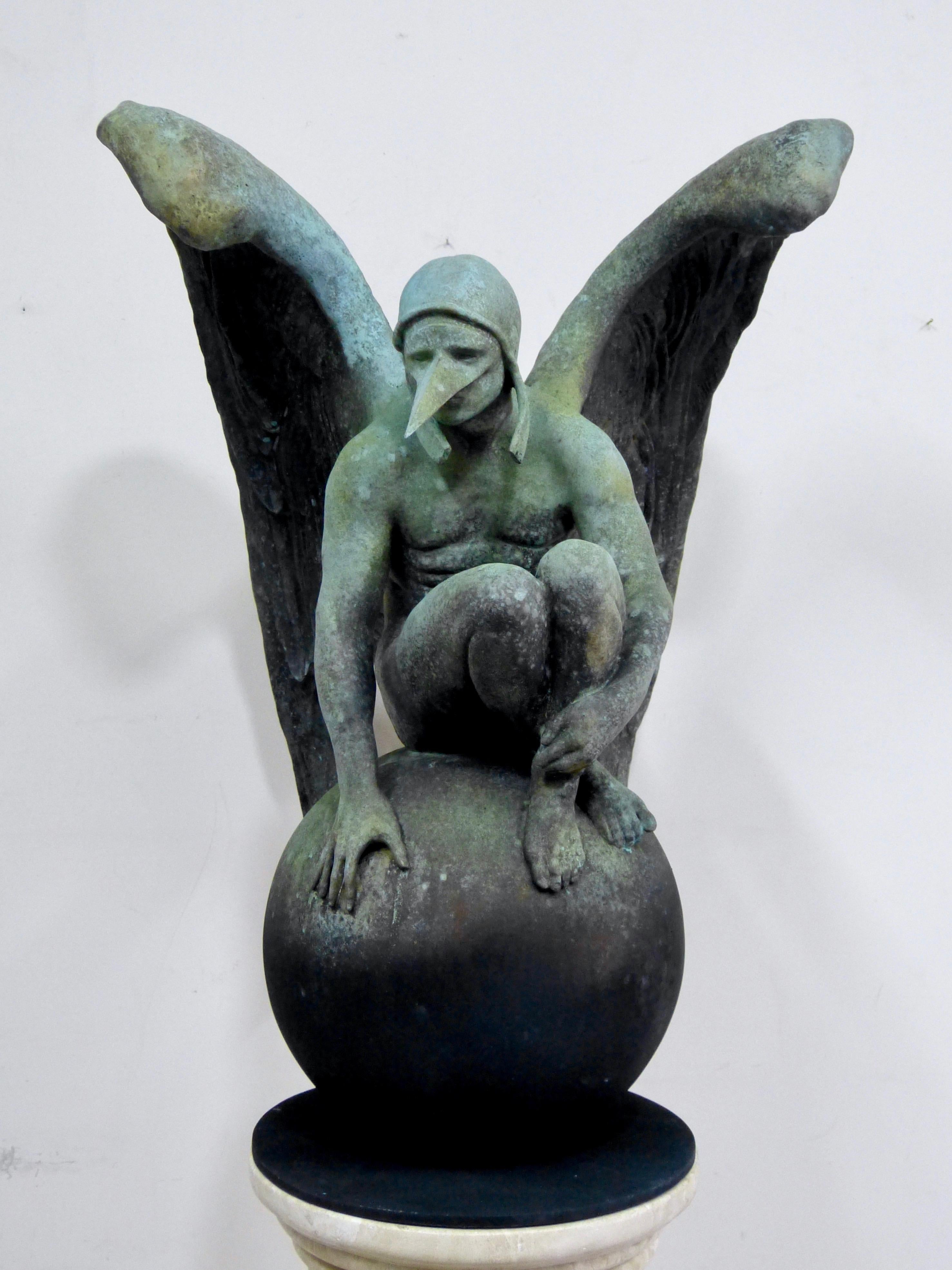 Title: Blanco
Author: Jorge Marin
Year 2018
Technique: Lost wax bronze 
Edition 1 / 8
With “Certificate of authenticity” from artist.
Weight 84 Lbs.