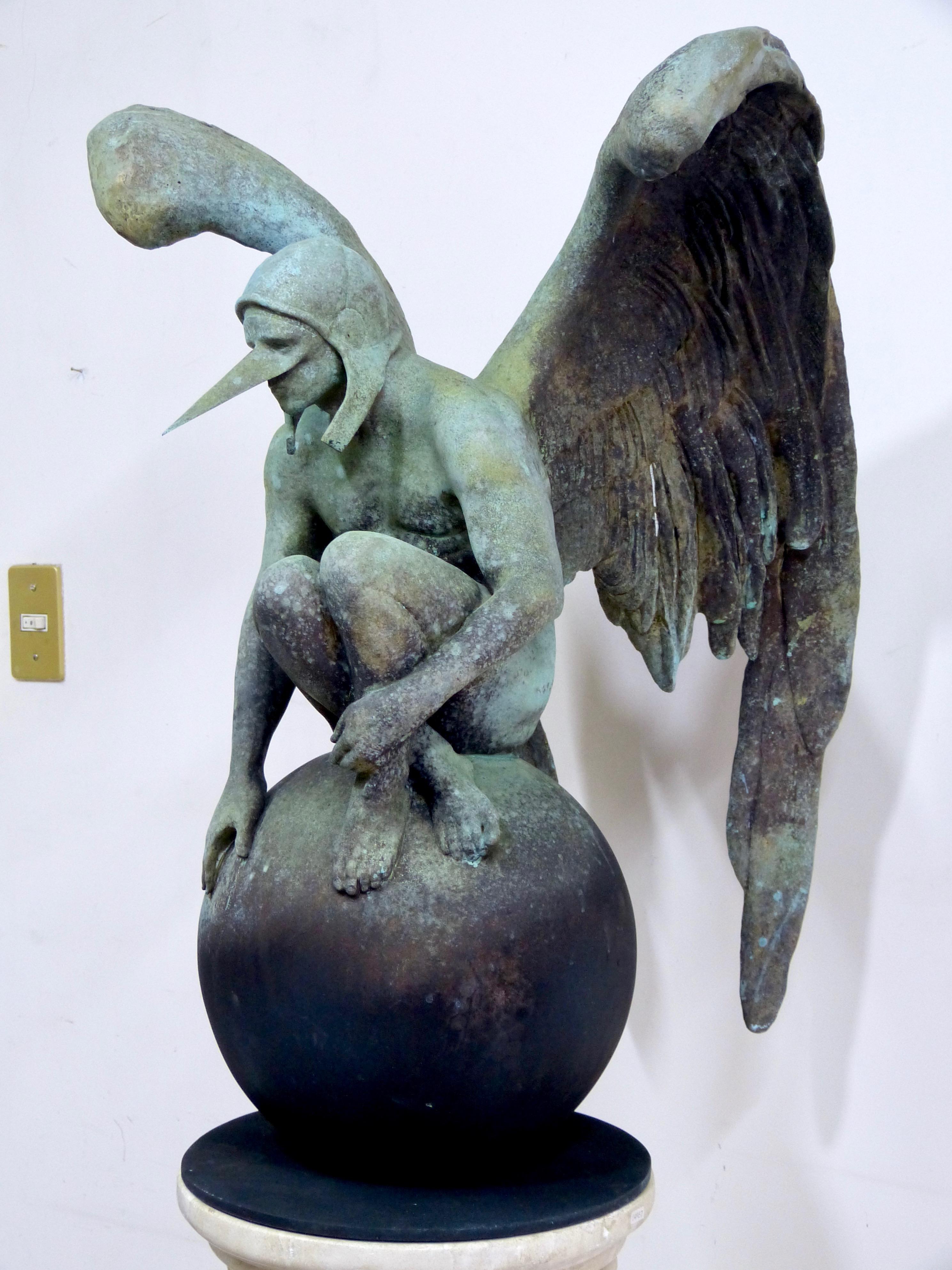 Modern Blanco Bronze Sculpture by Jorge Marin Edition 1/8 Year 2018 For Sale