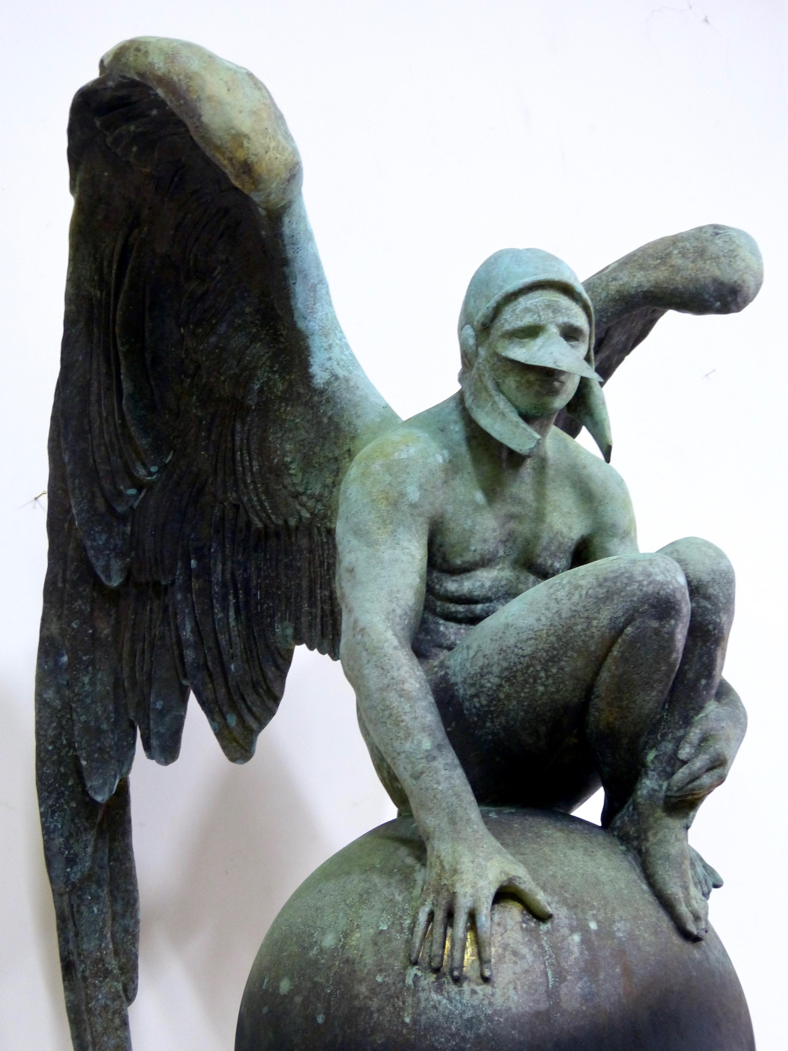Mexican Blanco Bronze Sculpture by Jorge Marin Edition 1/8 Year 2018 For Sale