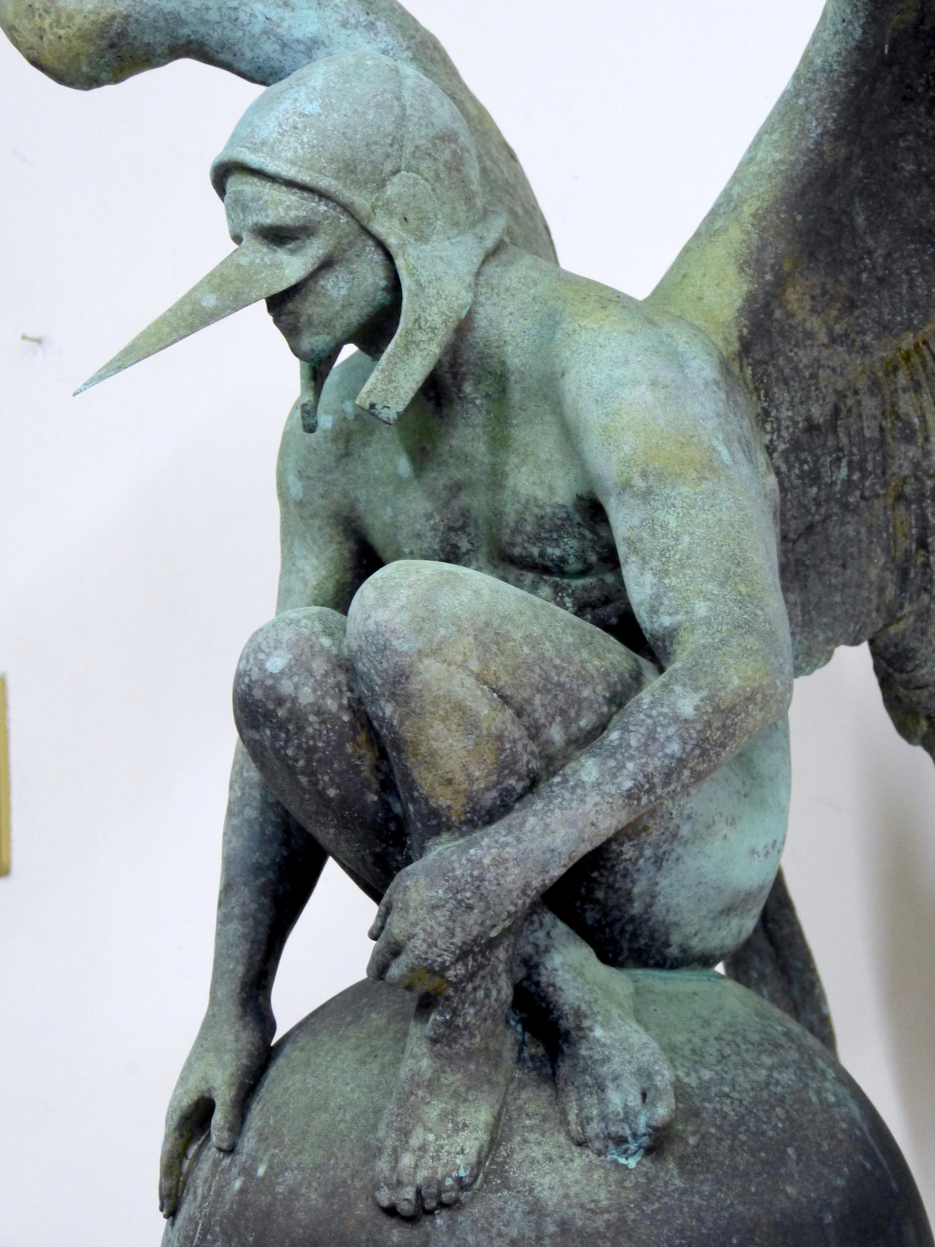 Patinated Blanco Bronze Sculpture by Jorge Marin Edition 1/8 Year 2018 For Sale
