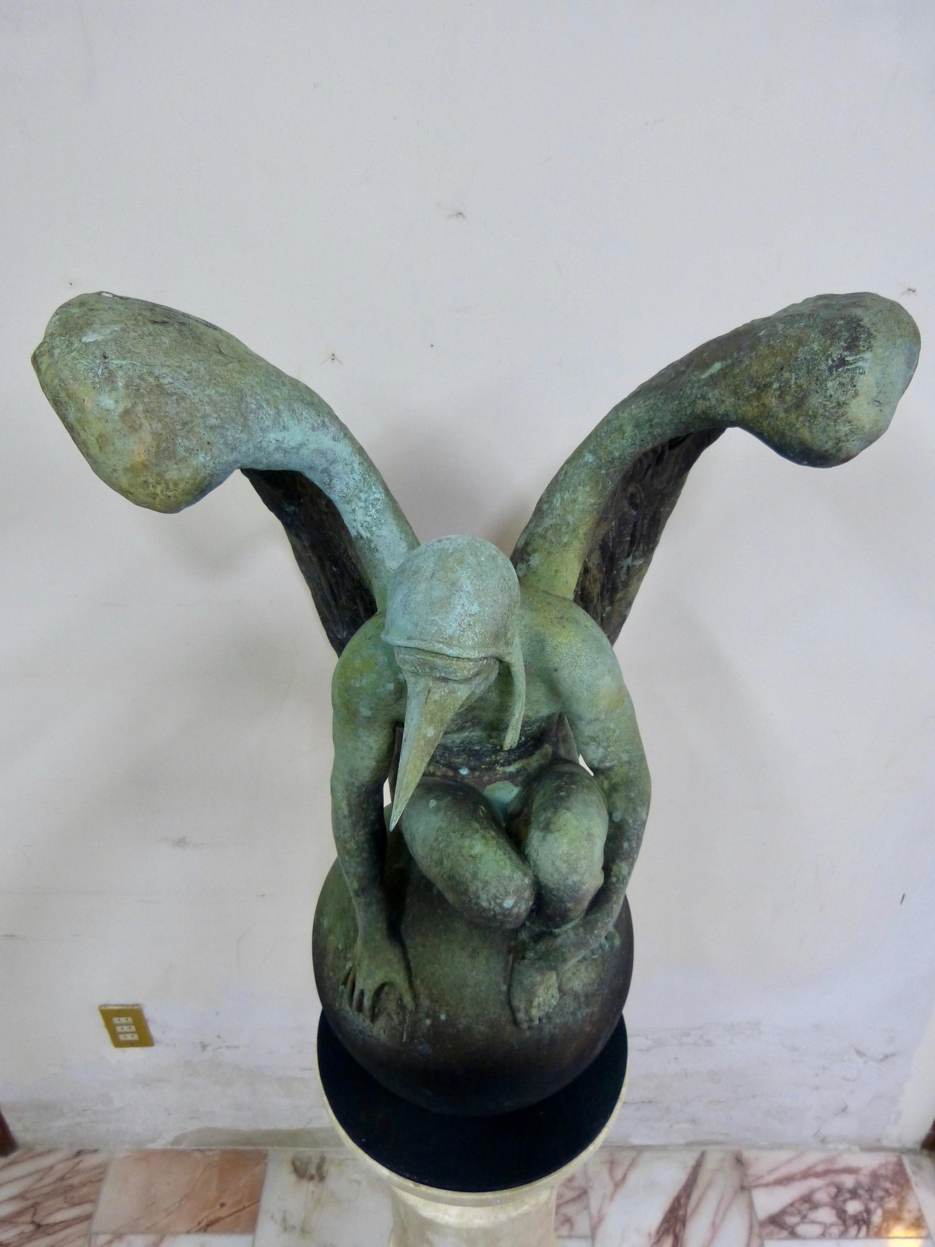 Blanco Bronze Sculpture by Jorge Marin Edition 1/8 Year 2018 In Excellent Condition For Sale In Torreon, Coahuila