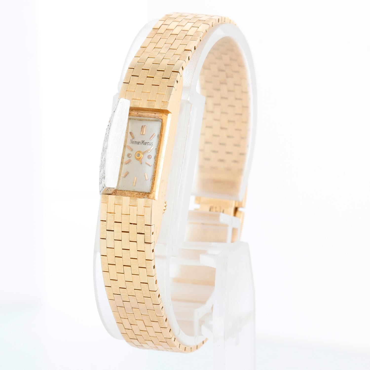 Blancpain 14k Pave Diamond Gold Backwind 