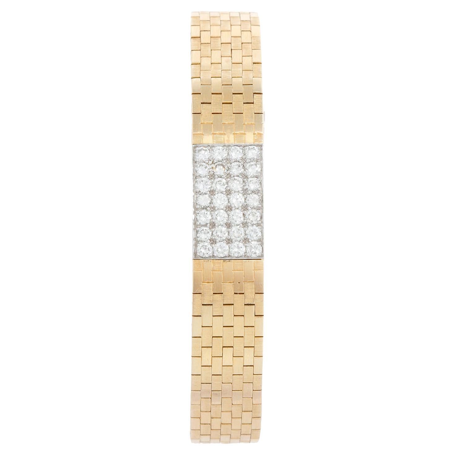Blancpain 14k Pave Diamond Gold Backwind "Surprise" Watch For Neiman Marcus For Sale