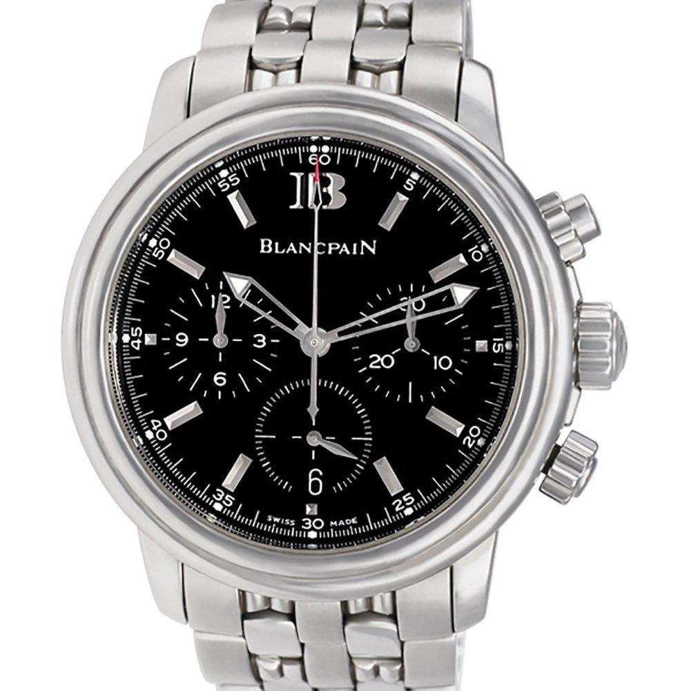 Contemporary Blancpain Chronograph Flyback 2185-1130-53B, Black Dial