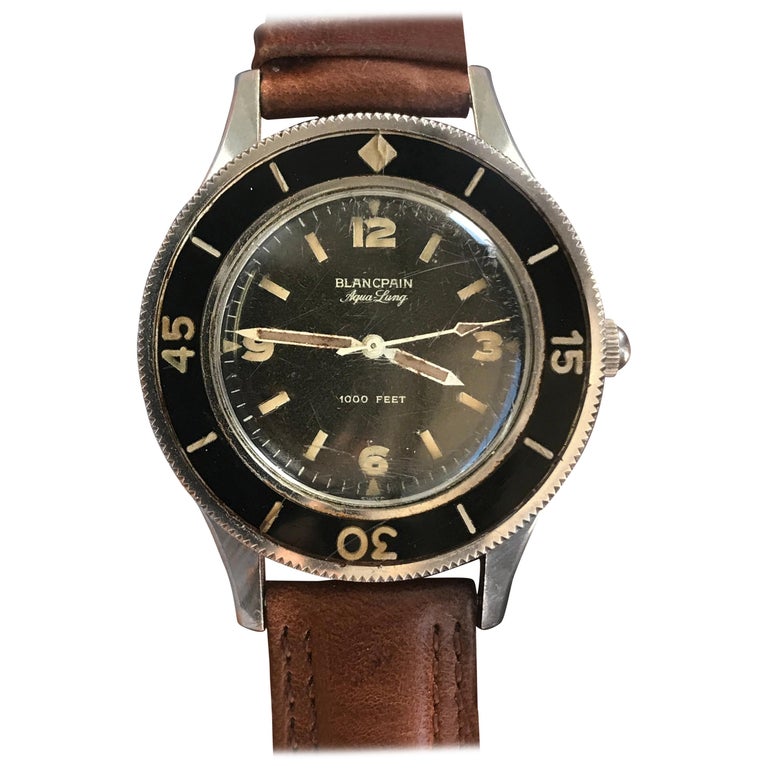 Blancpain Fifty Fathoms Aqua Lung Vintage 100% Original Collector Piece For  Sale at 1stDibs | blancpain aqualung vintage, blancpain aqualung for sale,  blancpain fifty fathoms vintage