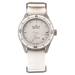 Blancpain Fifty Fathoms Bathyscaphe Automatic Watch Stainless Steel and Fabric