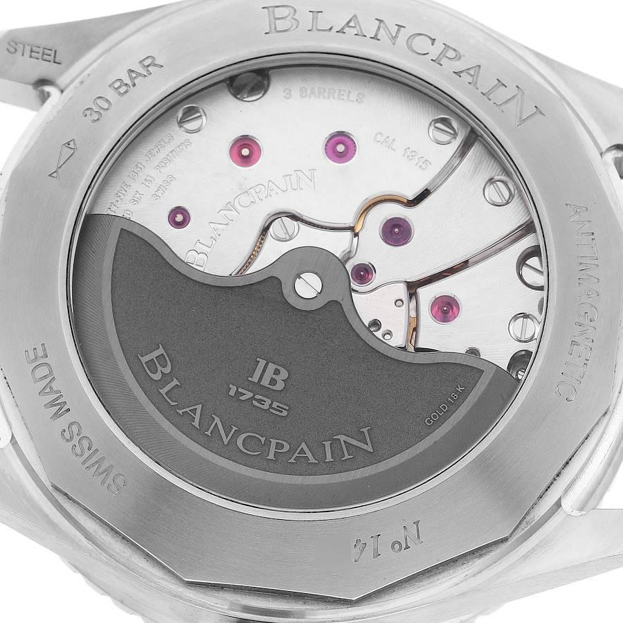 Blancpain Fifty Fathoms Bathyscaphe Ceramic Gray Dial Mens Watch 5000 Box Card 2