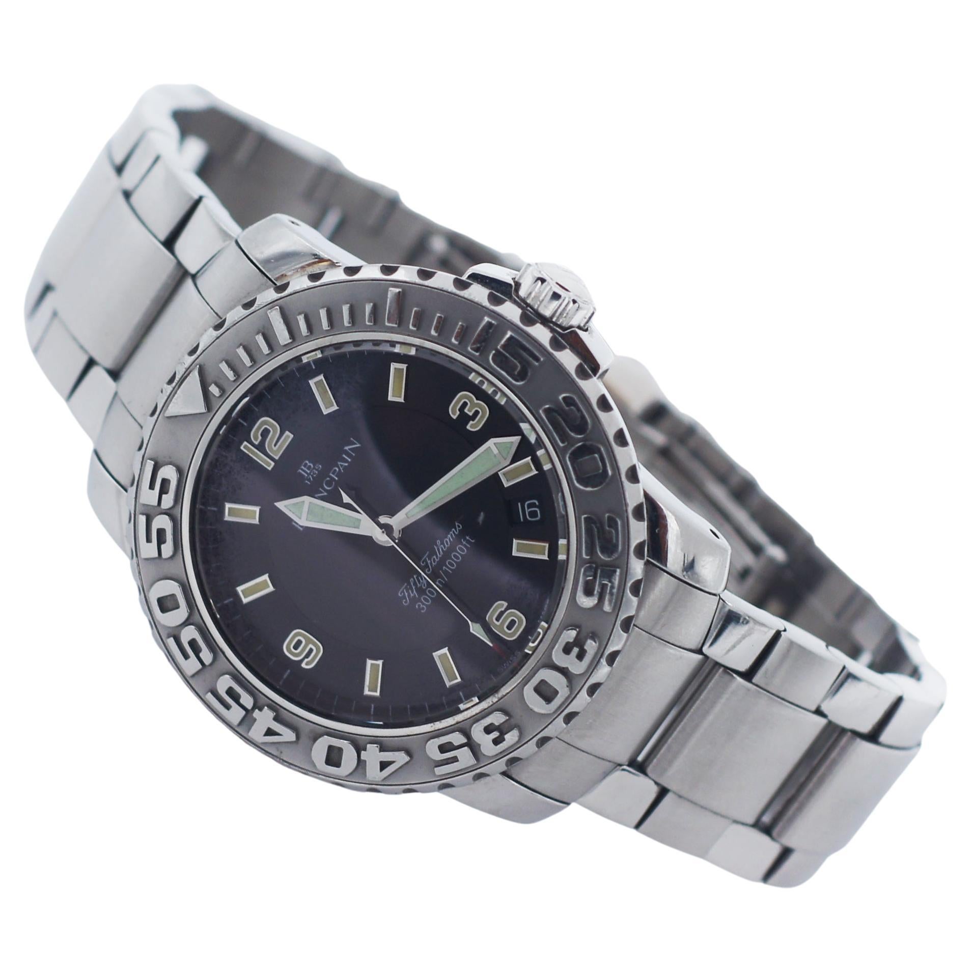 Blancpain Fifty Fathoms Specialties Divers Steel Watch 2200 For Sale