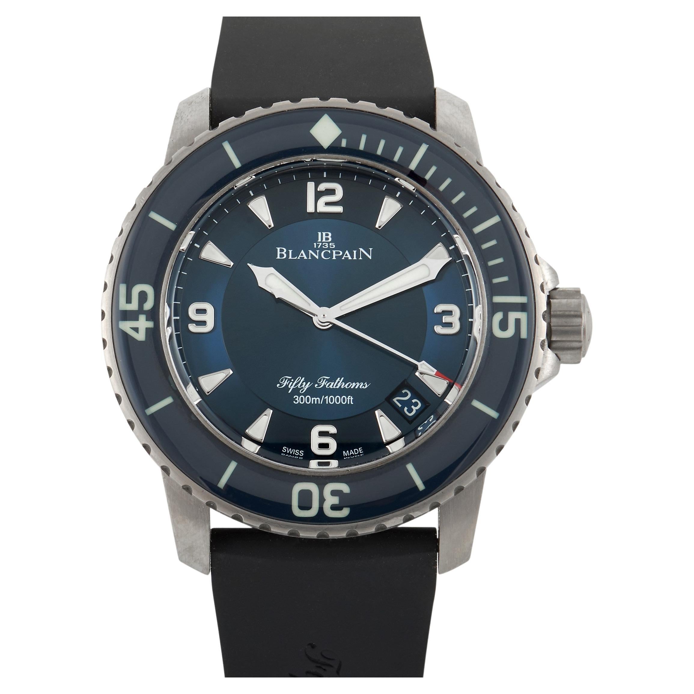 Blancpain Fifty Fathoms Titanium Watch 5015-12B40-O52A