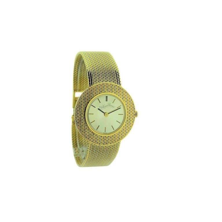 Blancpain for Lucien Piccard Tricolor Gold Manual Watch with Box and All Papers In New Condition In Long Beach, CA