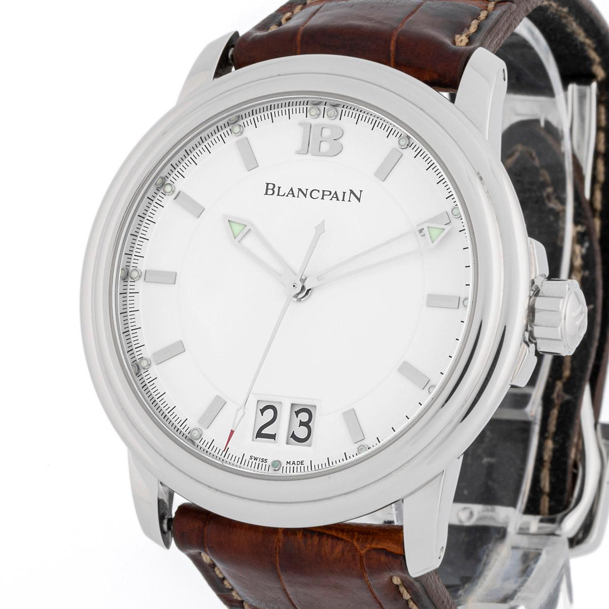 Modern Blancpain Leman Big Date 40mm reference 2850 For Sale