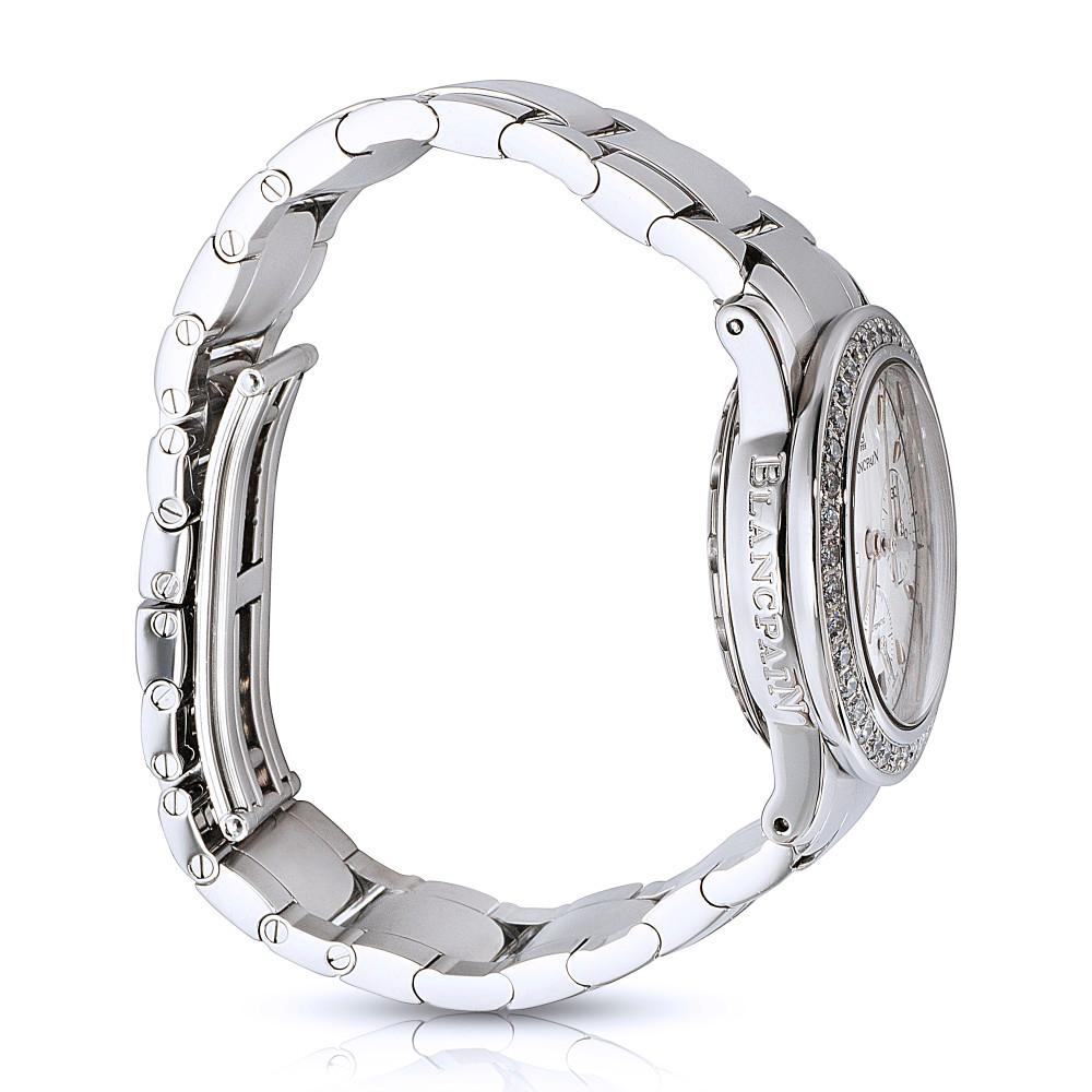 Blancpain Leman Flyback 2385F Chrononograph Women's Watch in Steel & Diamond 1