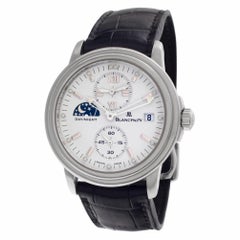 Blancpain Leman No1445 Stainless Steel White Dial Automatic Watch
