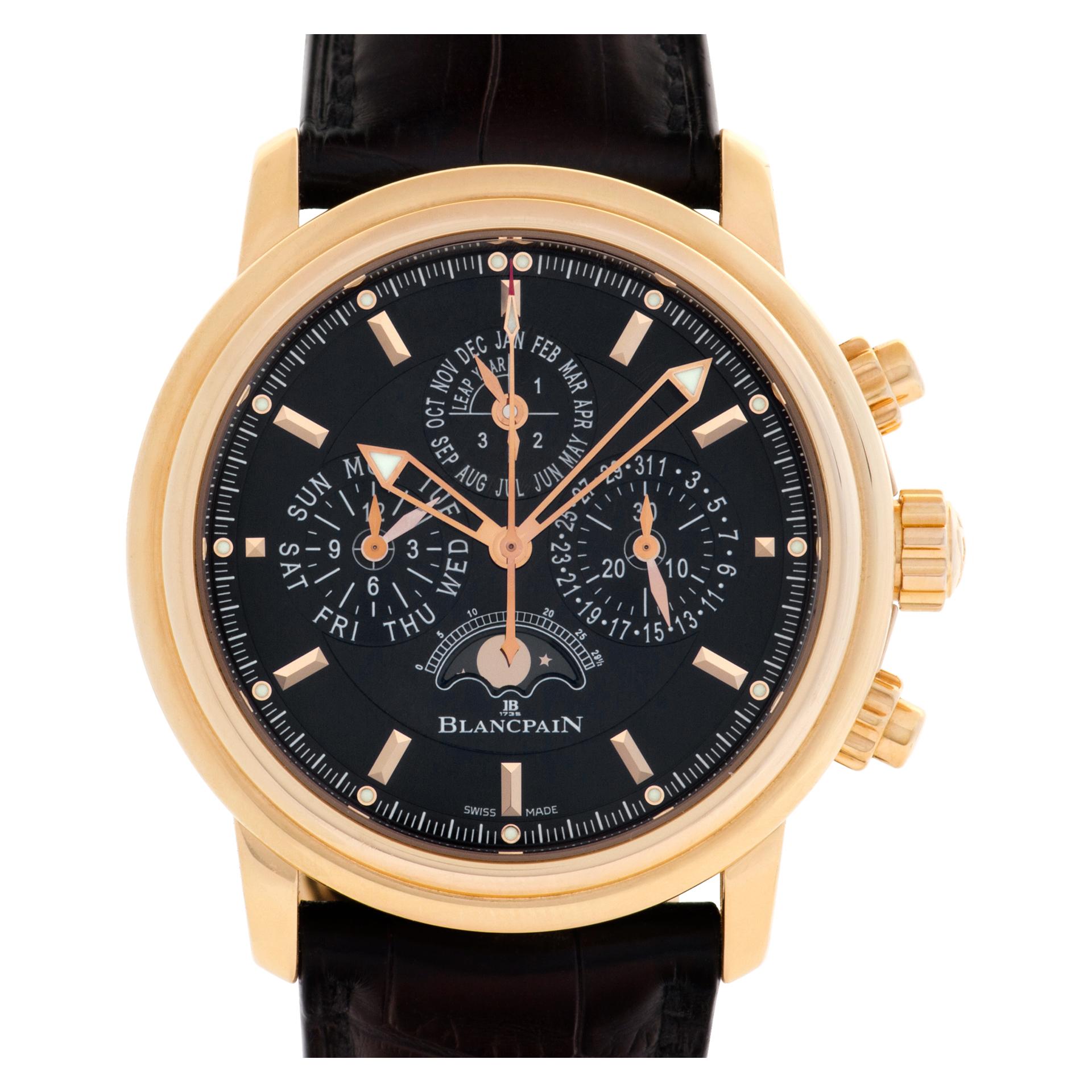 blancpain leman perpetual calendar chronograph