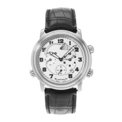 Blancpain Leman Reveil GMT 2041-1127M-53B 40mm Steel Power Mens Watch 2020